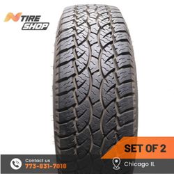 Set of 2 Used  12.5/32  LT  245/75R17  121/118S  Atturo  Trail Blade A/T