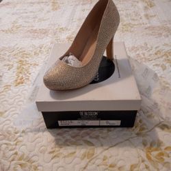 Rosegold rinestones heels