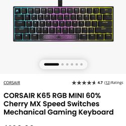 Gaming Keyboard K65 RGB Mini