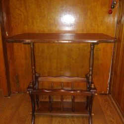 Wooden End Table 
