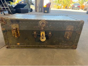 Antique Military Trunk