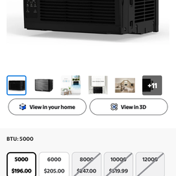 5000 BTU window A/C unit