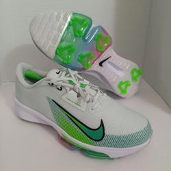 Nike Infinity Tour 2 Men's Golf Shoes White/Vapor Green Size 13