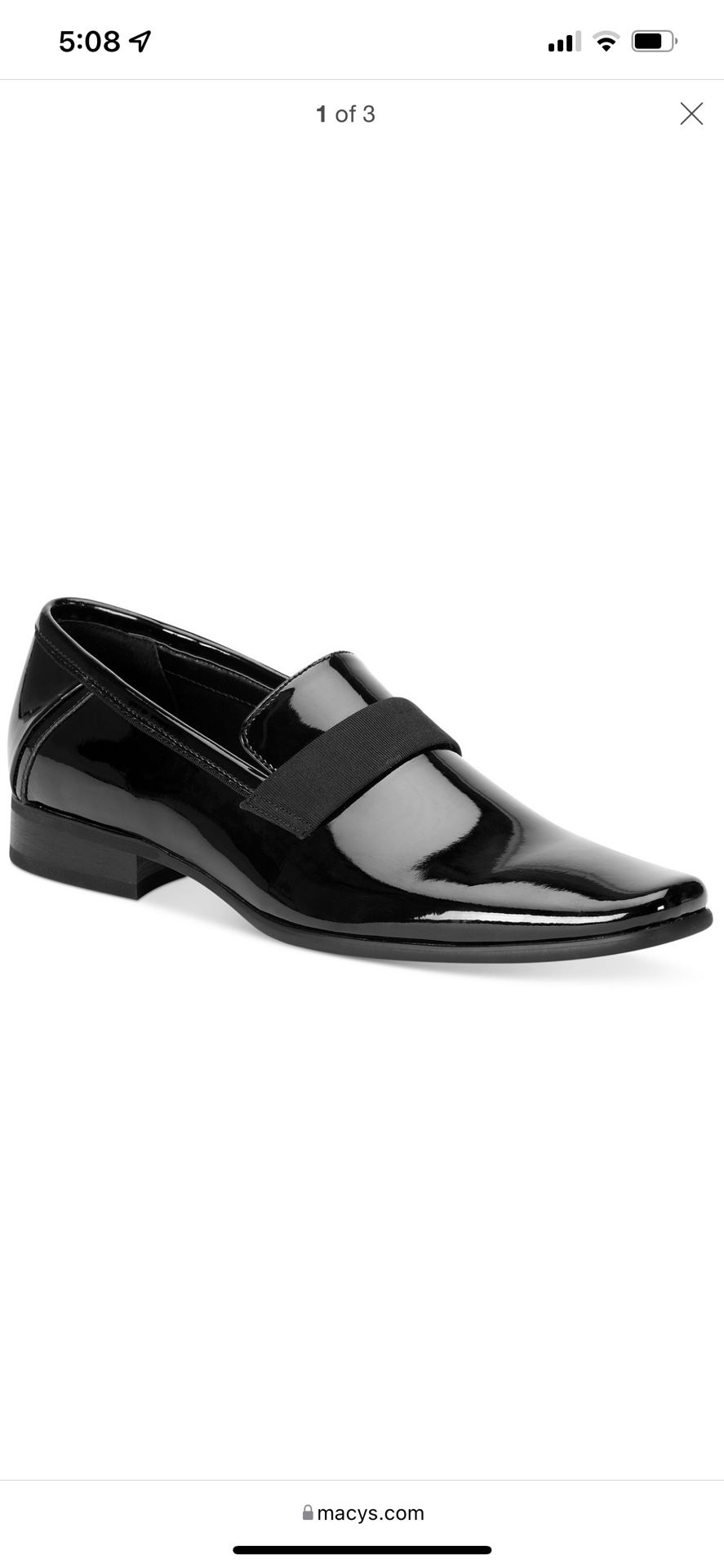 Calvin Klein mens Bernard Tuxedo Loafer Dress Shoes