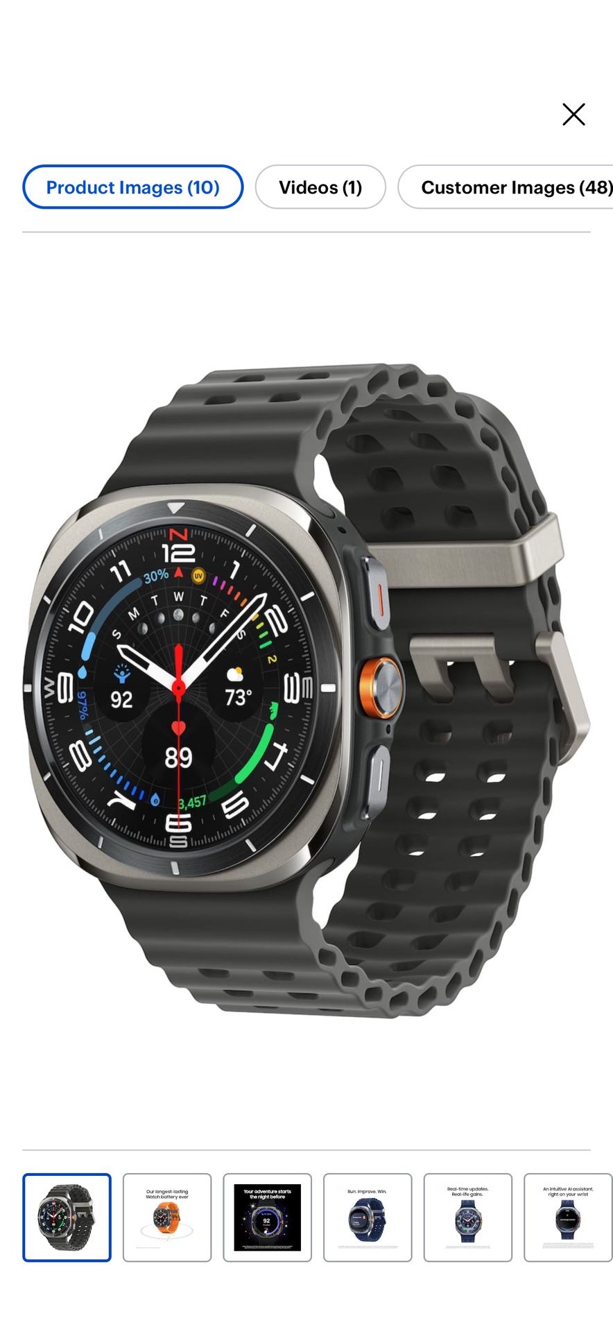 Samsung Galaxy watch ultra Titanium 47MM LTE 2025
