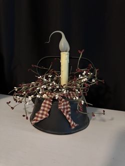 Primitive Country Light Up Kettle