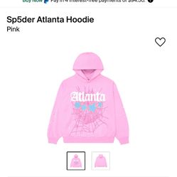 Atlanta Sp5der Hoodie Size Medium 