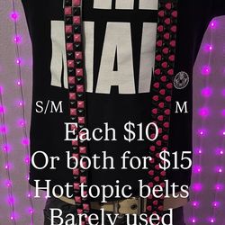 Hot topic belts