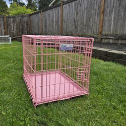 Pink Small Dog Crate