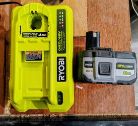 Ryobi 18v 8ah HP Battery & Dual Platform Hyper Charger