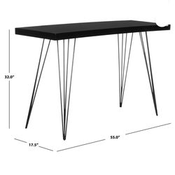 🔥 CLEARANCE SALE – 50% OFF! NEW Mid-Century Console Table – BLACK – ASSEMBLED
