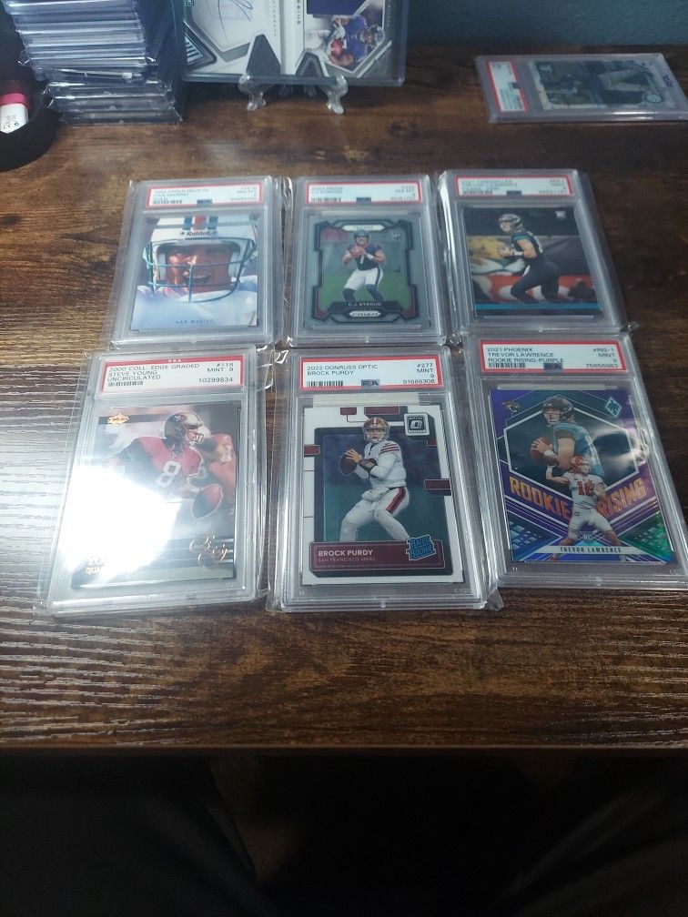 PSA GRADED FOOTBALL - QB LOT
