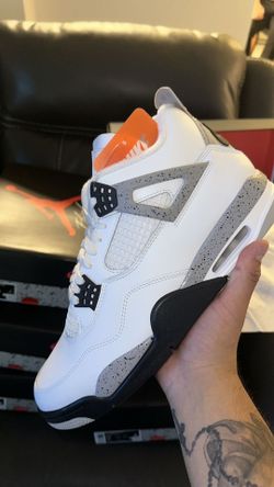 Jordan 4 White Cements Size 8