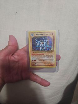 Pokemon Cards Holo Bleed Error Evolutions Machamp