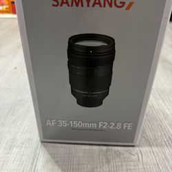 Samyang 35-150mm F2-2.8 AF Full Frame Zoom Lens for Sony E Mount (SYIO35150AFZ-E) Black