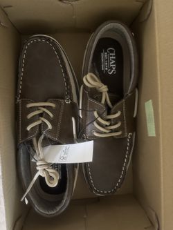 Chaps Kanas Brown Lace-Up Boat Shoes Men’s 9.5