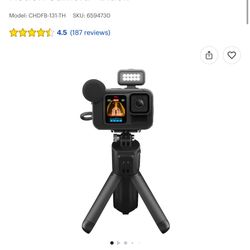 GoPro  HERO13 Black Creator Edition Action Camera - Black