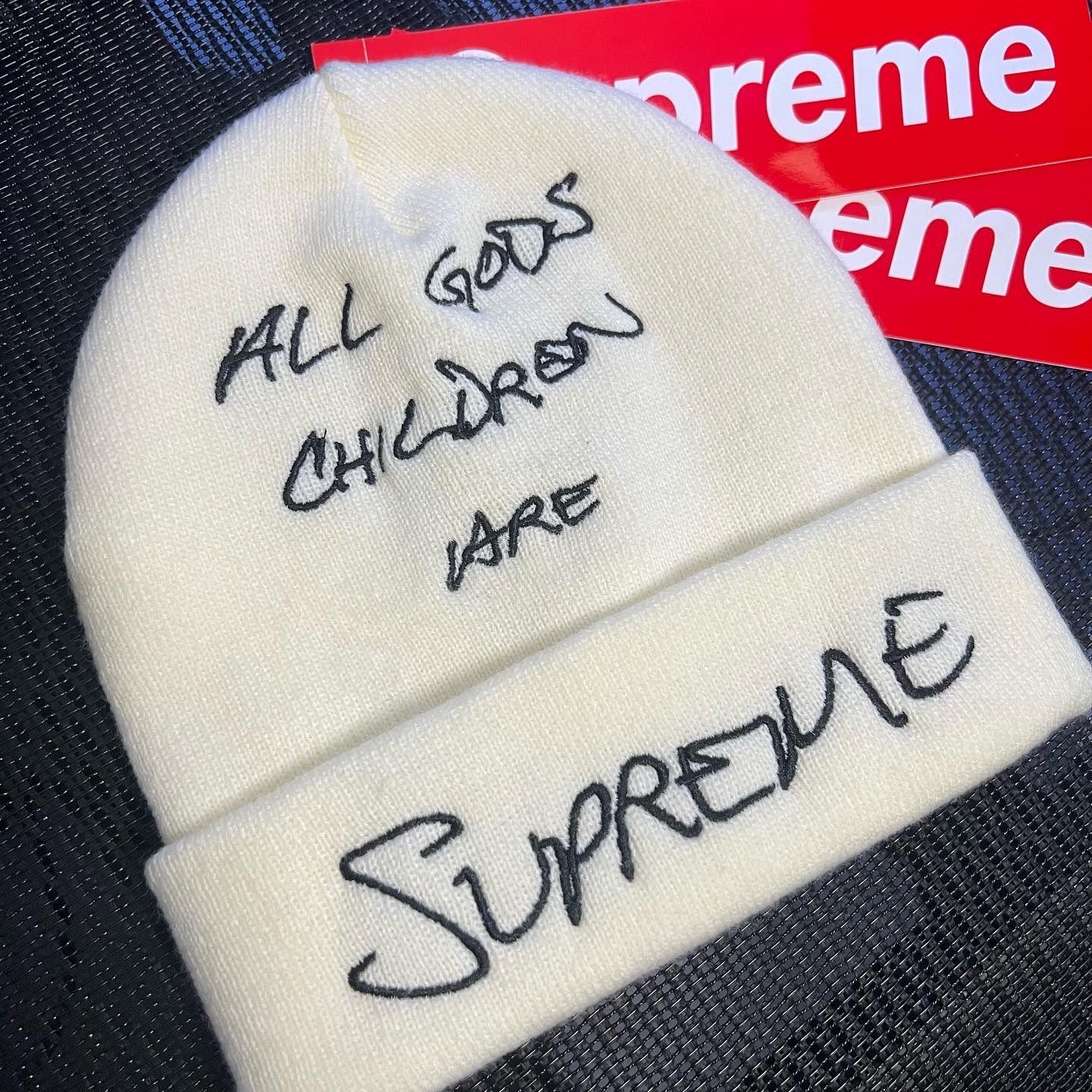 Supreme Beanie “All Gods Children Are Supreme” for Sale in  display picture 1