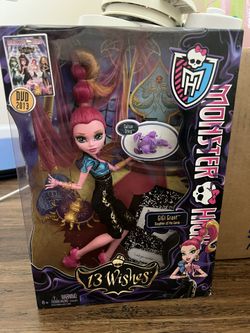 Monster High Gigi Grant – 13 Wishes Doll – New in Box