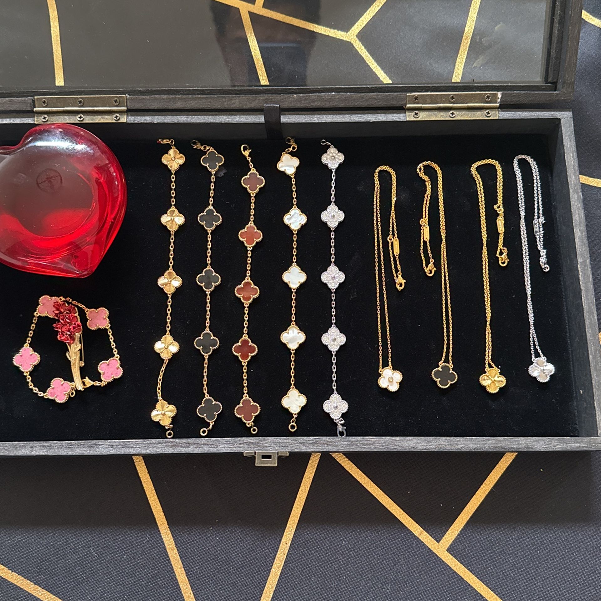 Valentines Day Necklaces And Bracelets 18k Gold