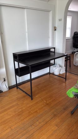 Black desk