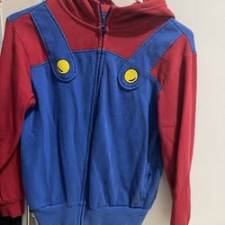 Kids Size Super Mario Bros Hooded Sweater