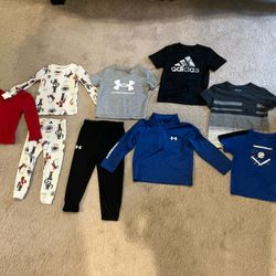 Lot Of Boys 2T Clothes Tops T-Shirts Pants