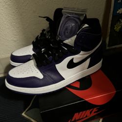 Jordan 1 Court Purple 