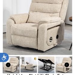Beige Recliner Chair
