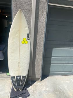 Channel Islands Al Merrick Rocket 9 surfboard 6’1” 36.5L PU + Blackstix Arakawa Fins