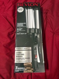 Revlon Perfect Heat Tourmaline Ceramic Jumbo Waver