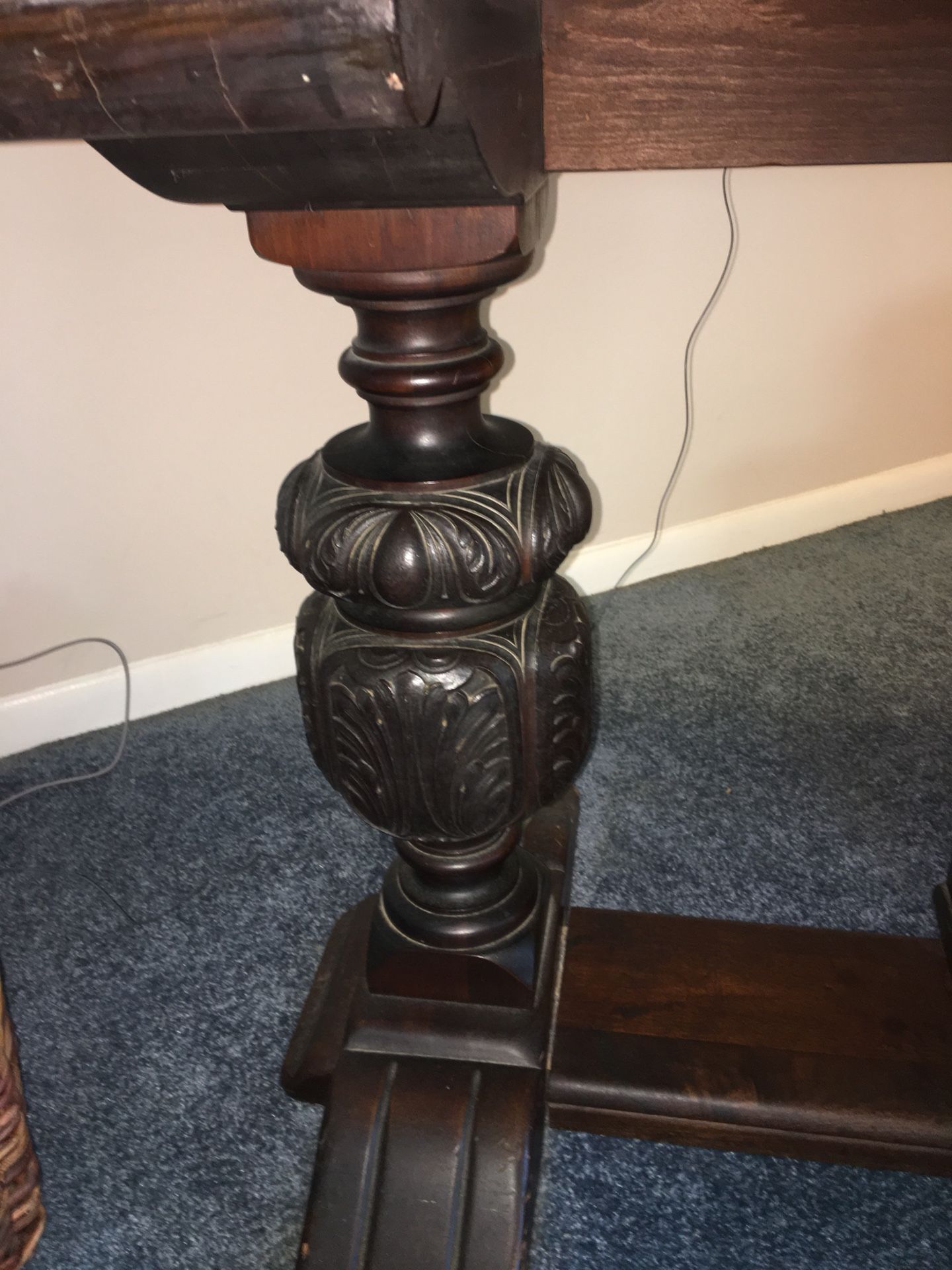 English trestle table. Over 100 yrs old.