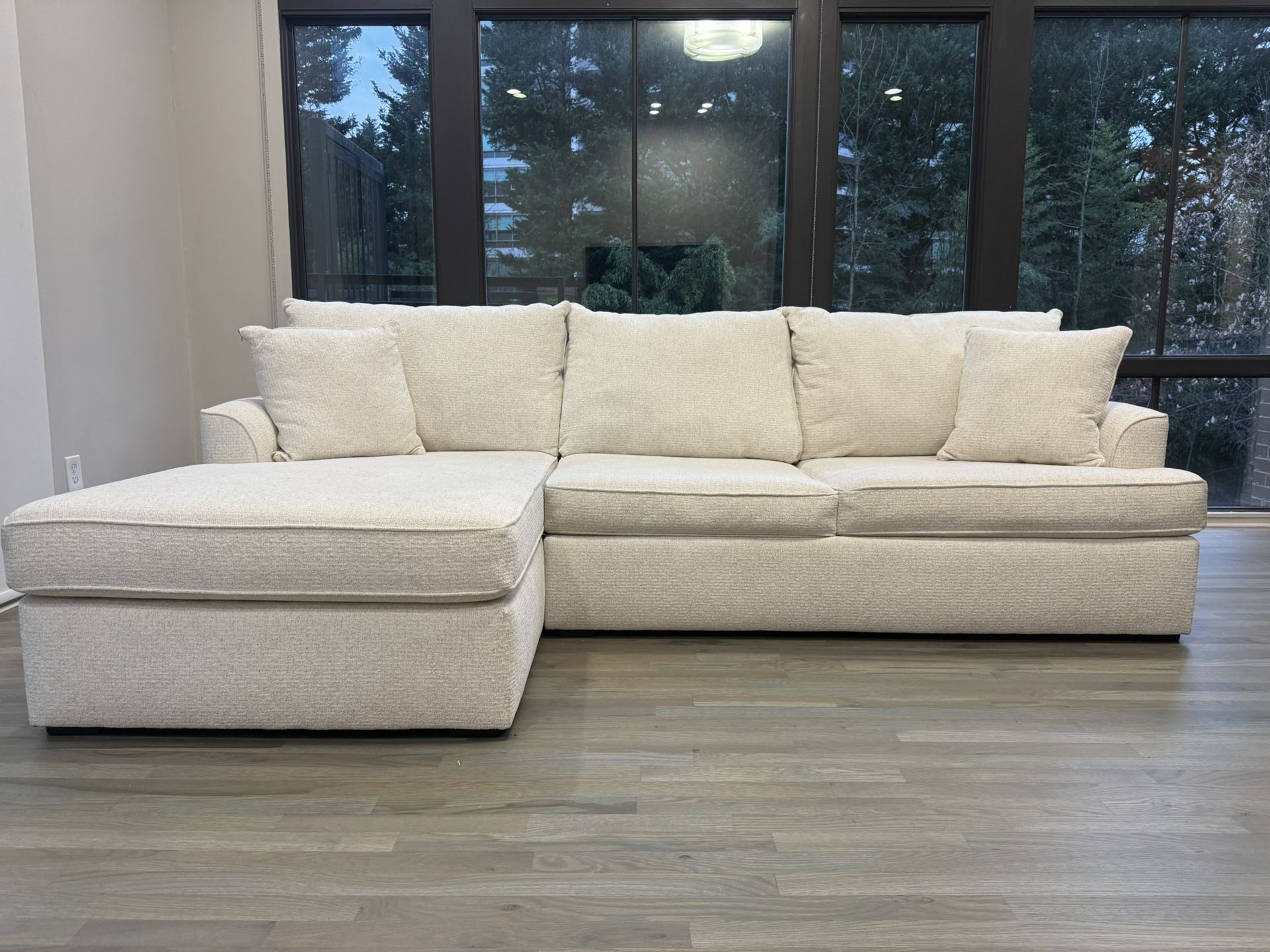 White ivory Sectional