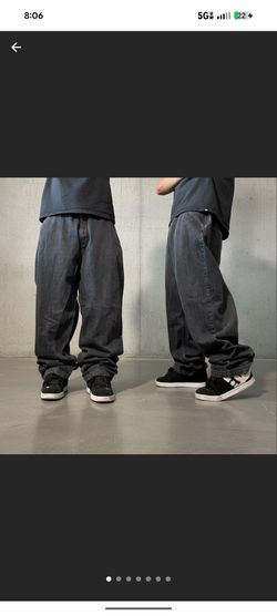 Y2K coogi black baggy jeans