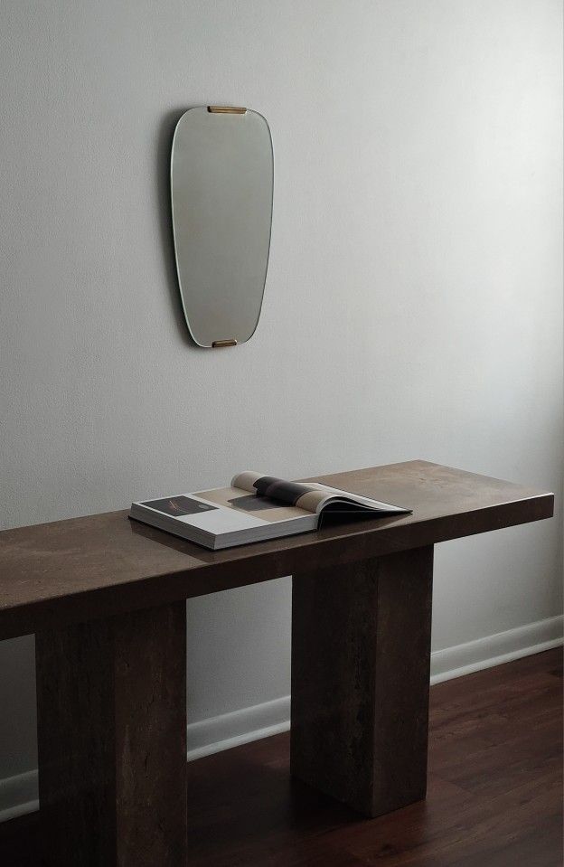 Vintage Travertine Stone Table