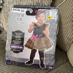 Cute Cat Size 0-6 Months