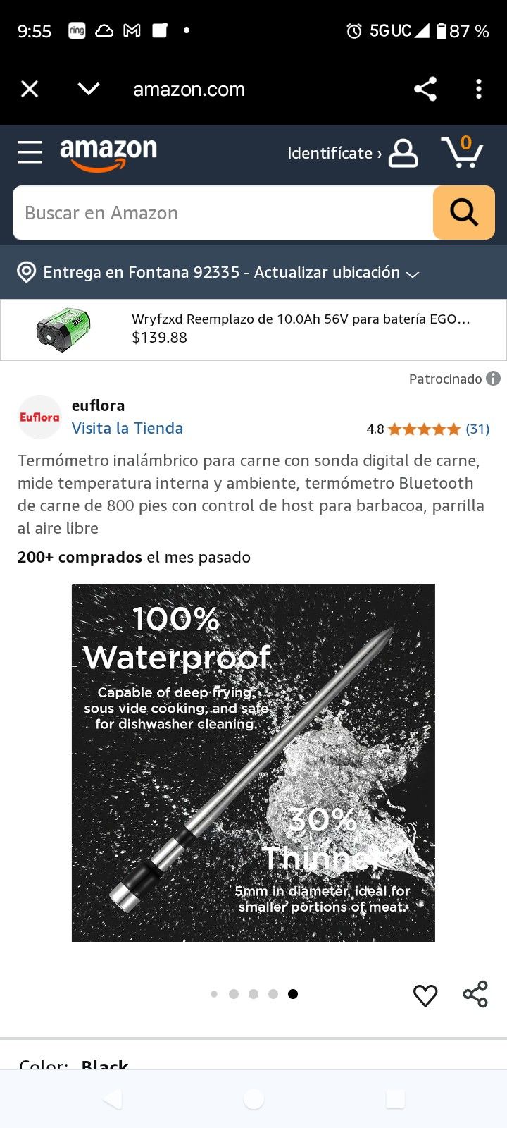 Euflora Wireless Smart Thermometer