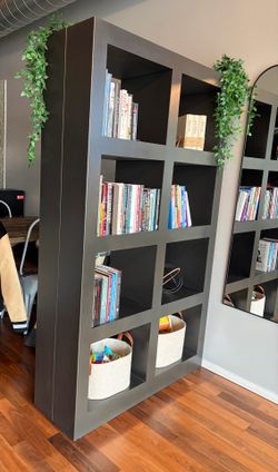 Black shelf