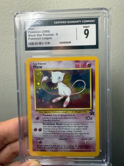 Mew Black Star Promo #9 CGC Mint 9
