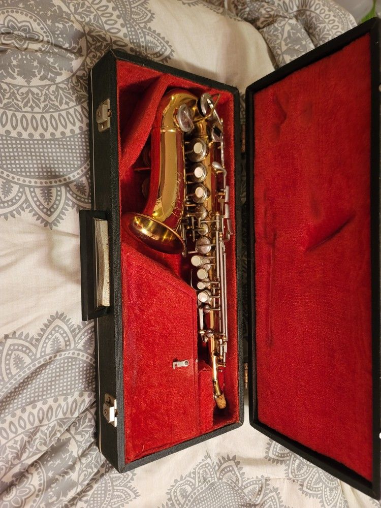 Vintage Borgani Curved Soprano Saxophone