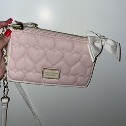 New Pink Betsy Johnson Wallet/Bag 