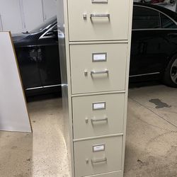 4-Drawer Vertical Filing Cabinet Metal Office File Storage 15”x26.5”x52