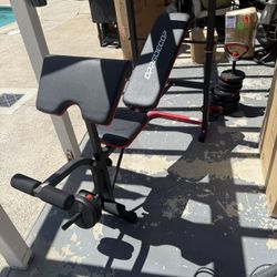 Oppsdecor Weight Bench And Weights 