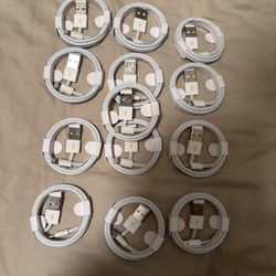13 OEM Foxconn (Apples Manufacturer) short cables lighting to USB (New)