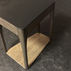 obsidian glass table