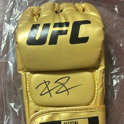 UFC signed auto glove