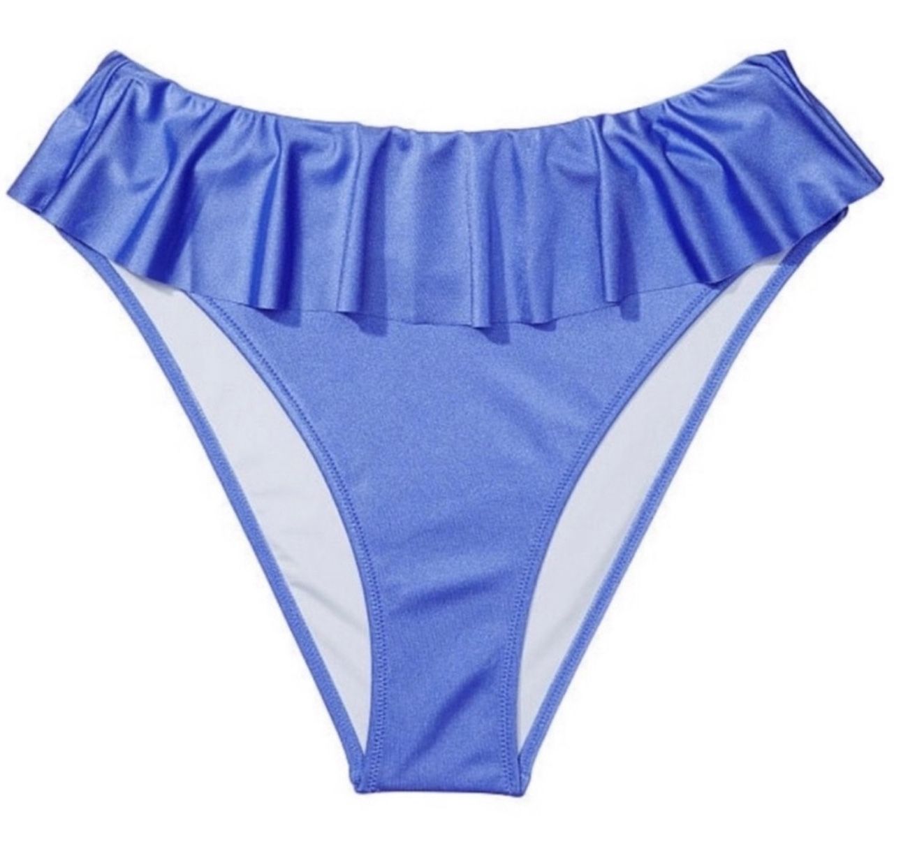 NEW VICTORIA SECRET SWIM  BRAZILIAN BIKINI BOTTOM Azure blue, size L