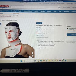 BRAND NEW CURRENTBODY SKIN LED MASK FACE AND NECK KIT
