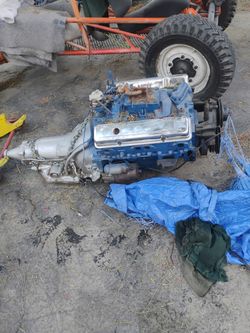 Chevy 350 engine and trans