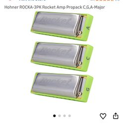 Hohner ROCKA-3PK Rocket Amp Propack C,G,A-Major